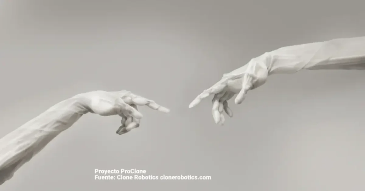 Protoclone: Bipedal Musculoskeletal Android V1 / Source: Clone Robotics