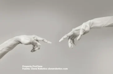 Protoclone: Bipedal Musculoskeletal Android V1 / Source: Clone Robotics