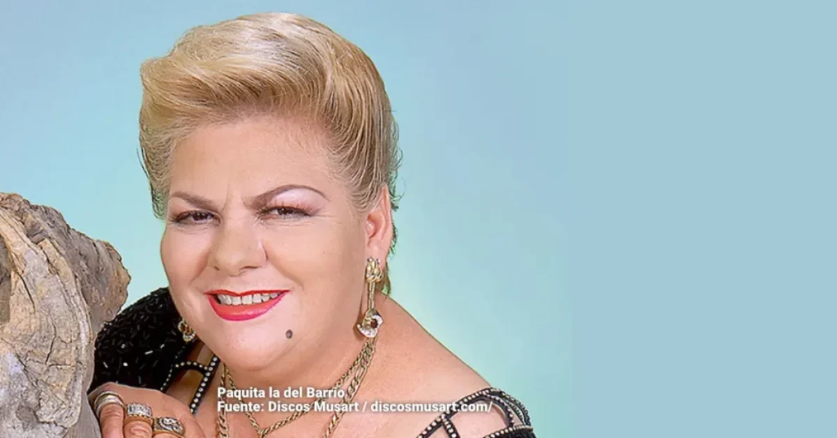 Paquita la del Barrio - Fuente: discos Musart / discosmusart.com/